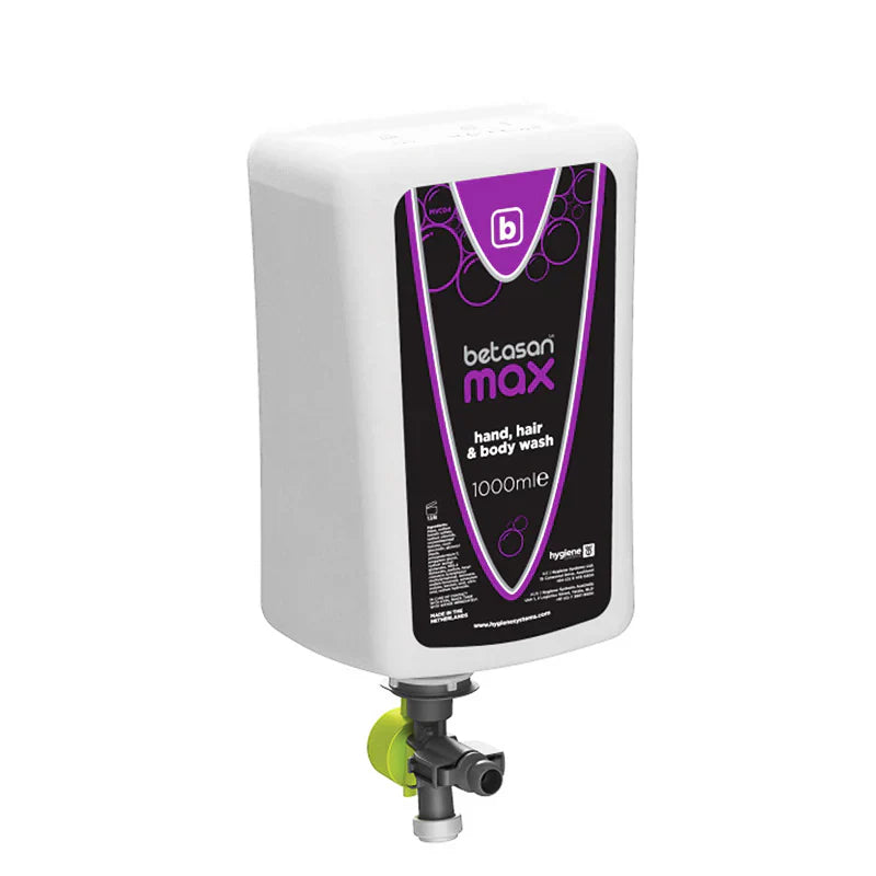 MVC04 Betasan max hand, hair & body wash (4 x 1000ml)