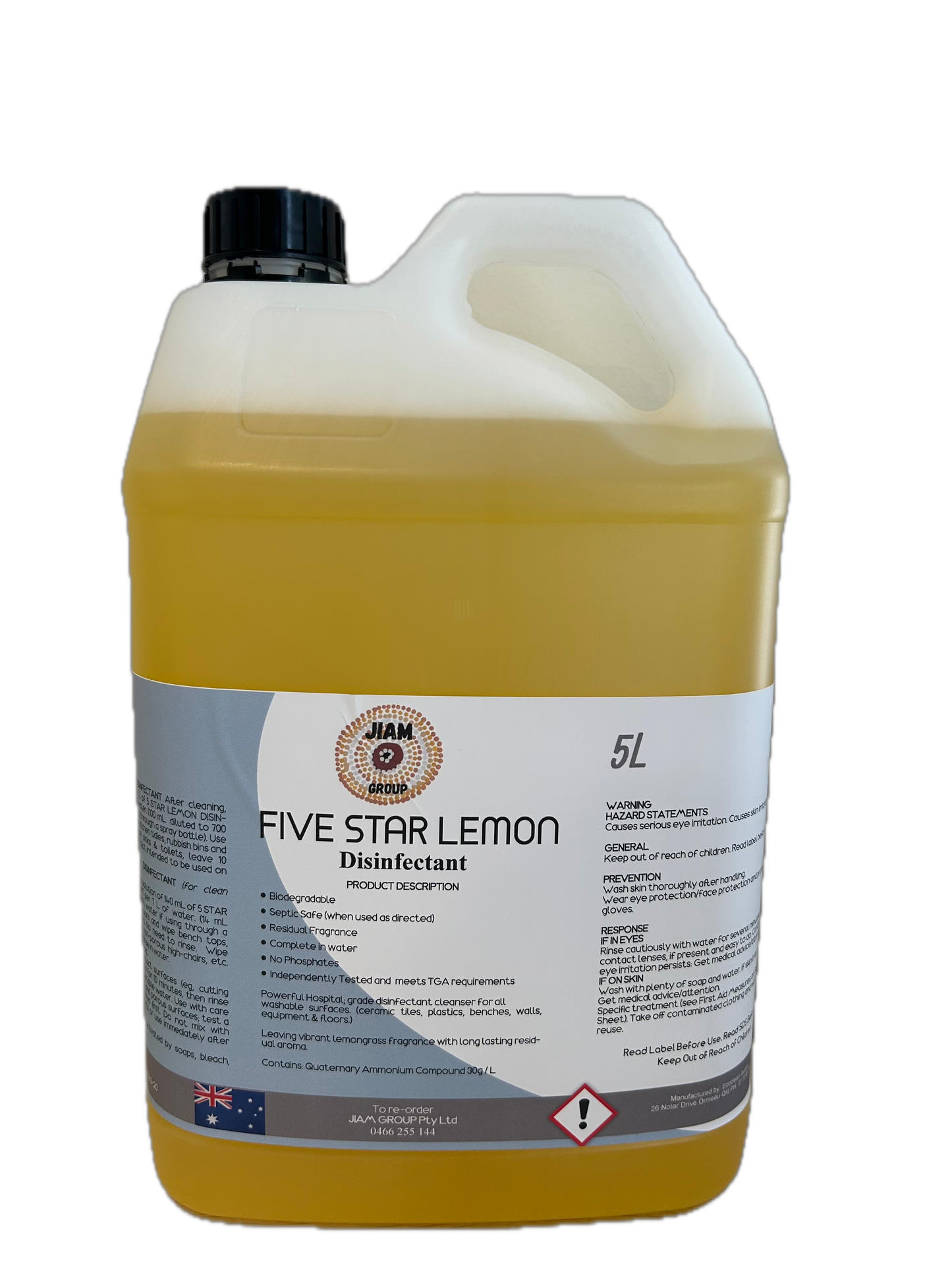 EC-1043-5 | Five Star Lemon Disinfectant