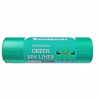 G14015 | 140L Green Degradable Bin Liner / 10 rolls x 25 bags