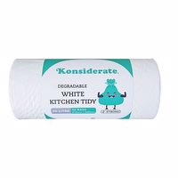 WH36 | 36L Kitchen Tidy White Degradable Bin Liner / 20 rolls x 50 bags