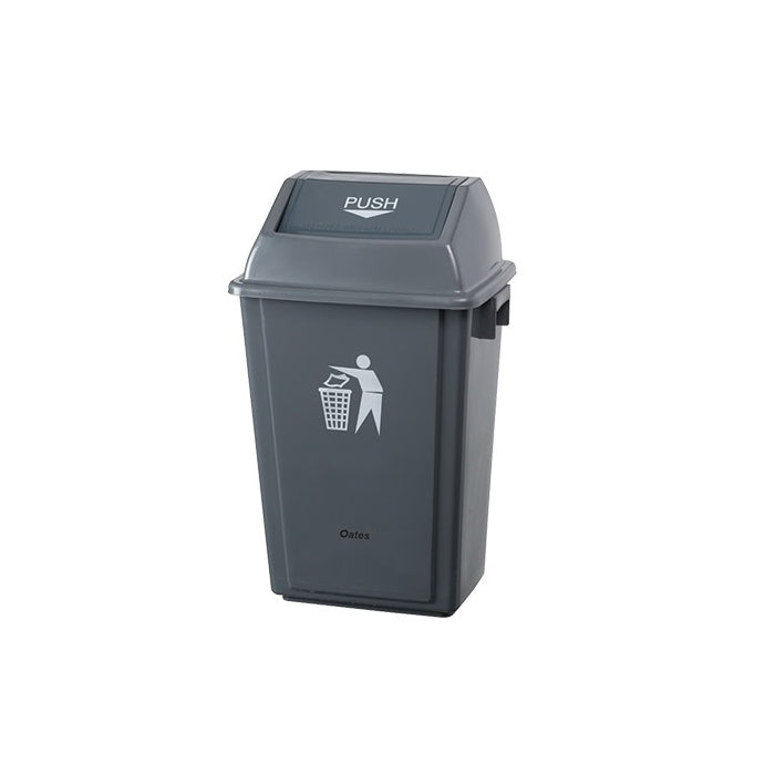 Oates® 165959 Flip Top Bin 60L – Grey