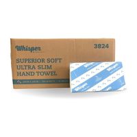 3824 | Whisper Superior Soft Ultra Fold Hand Towel / 2400 sheets 1 Ply