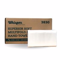 3830 | Whisper Multifold Slim Hand Towel 2ply / 3000 sheets