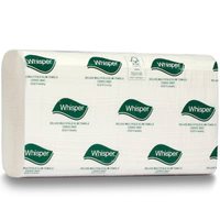 3855 | Whisper Deluxe Ultra Hand Towel / 4000 sheets 1 Ply