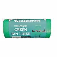 G5515 | 55L Green Degradable Bin Liner / 10 rolls x 25 bags