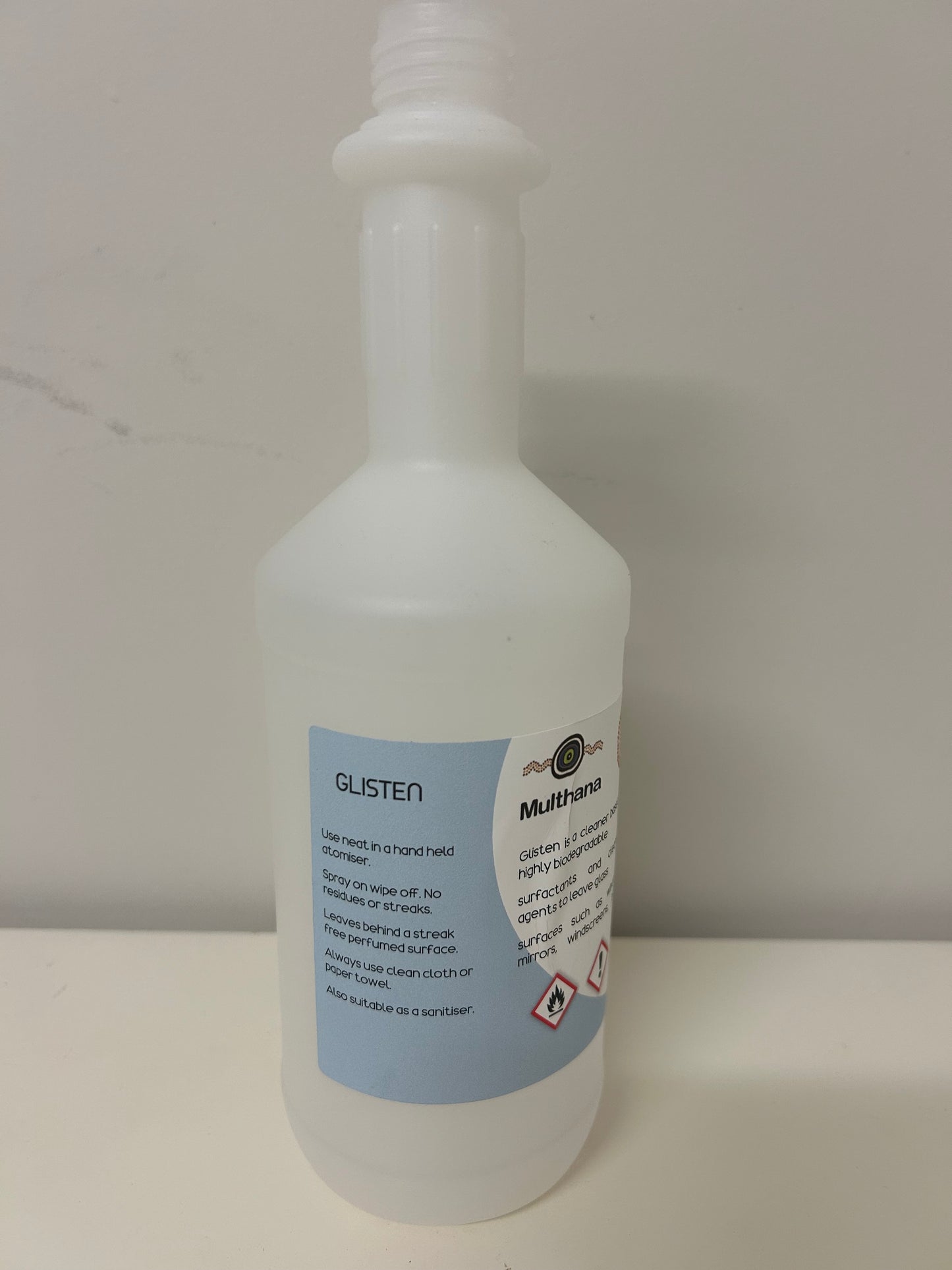 Glisten Bottle and Label 750ml