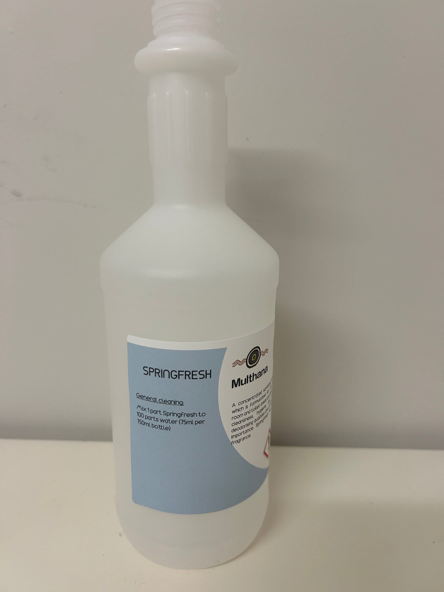 Springfresh Bottle and Label 750ml