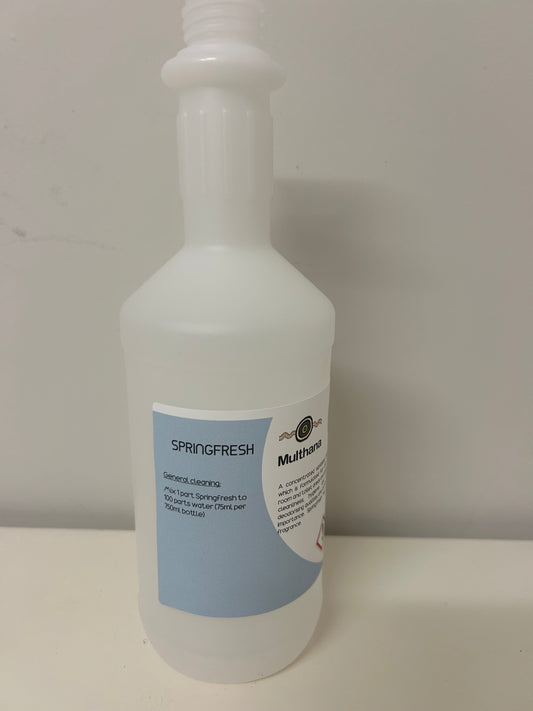 Springfresh Bottle and Label 750ml