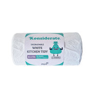 WH18 | 18L Kitchen Tidy Bin Liner - White / Ctn 1000