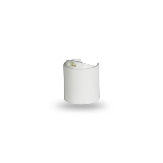ICD28DTWSPD Lid White Smooth Disc Push Top 28mm