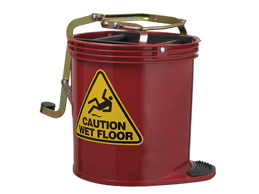 IW-005R Oates contractor wringer bucket - Red