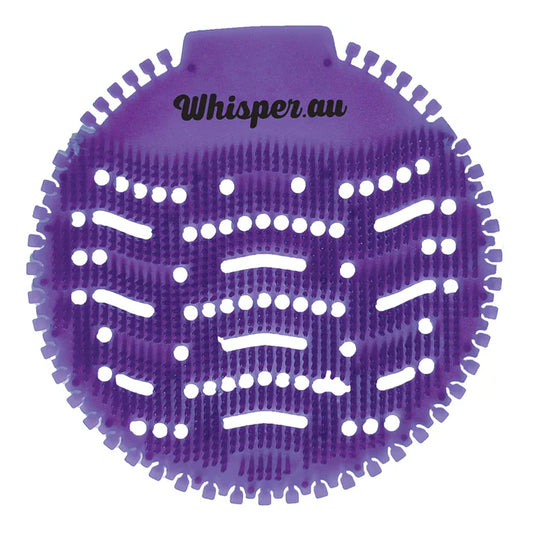 Whisper Urinal Screen Kiwi Grape 10pcs x 6 packs/CTN