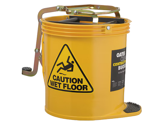 IW-005Y Oates contractor wringer bucket - Yellow